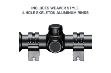 Image of Bushnell Banner 2 6-18x50mm Rifle Scope, 1in Tube, DOA Quick Ballistic Reticle, Black, small, RB6185BS12