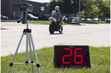 Image of OpticsPlanet Exclusive Bushnell SpeedScreen Display Screen &amp; Tripod for Speedster III Radar Gun 101922