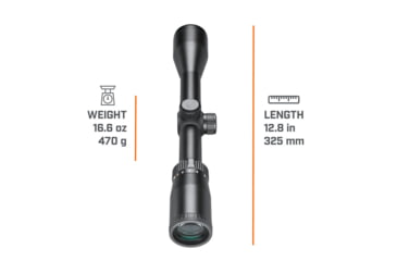 Image of Bushnell Trophy XLT 4-12x40mm Riflescope, 1in Tube, DOA Quick Ballistic Reticle, Black, RT4124BS11