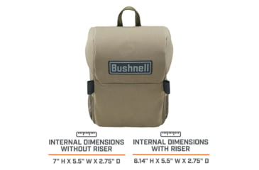 Image of Bushnell Vault Modular Optics Protection System Binocular Pack, Green, BABINPCT