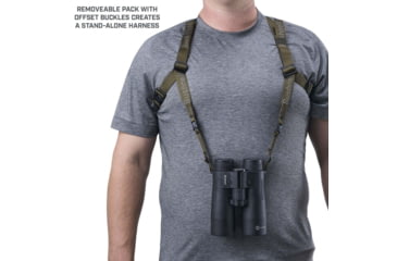 Image of Bushnell Vault Modular Optics Protection System Binocular Pack, Green, BABINPCT