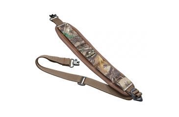 Image of Butler Creek Comfort Stretch Gun Sling, Rifle, w/Uncle Mike's QD Swivel, Realtree Xtra, 181019