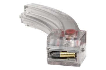Image of Butler Creek Steel Lips Rifle Magazine, 25 Round, Clear Banana, 25, MO112562