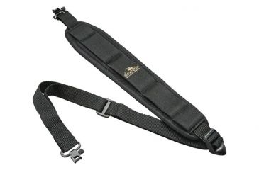 Image of Butler Creek Comfort Stretch Gun Sling, Rifle, w/Uncle Mike's QD Swivel, Black, 81013