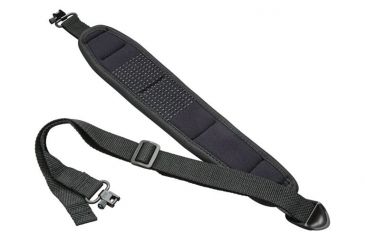 Image of Butler Creek Comfort Stretch Gun Sling, Rifle, w/Uncle Mike's QD Swivel, Black, 81013