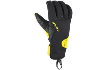 Image of C.A.M.P. Geko Ice Alpine Gloves - Unisex, Black / Yellow, Large, 2820L