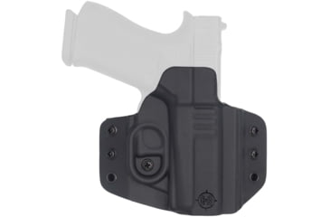 Image of C&amp;G Holsters Covert Kydex OWB Belt Holster w/Omega and Kickramp, Glock 43/X/Mos, Right Hand, CNC Machined, Black, 0060-100