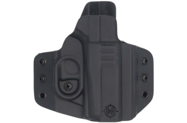 Image of C&amp;G Holsters Covert Kydex OWB Belt Holster w/Omega and Kickramp, Glock 43/X/Mos, Right Hand, CNC Machined, Black, 0060-100