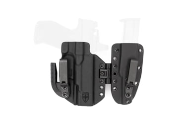 Image of C&amp;G Holsters MOD 1 Modular Holster System Black Kydex IWB Walther PDP 4/4.5/5 w/ Mag, Right Hand, 814-100