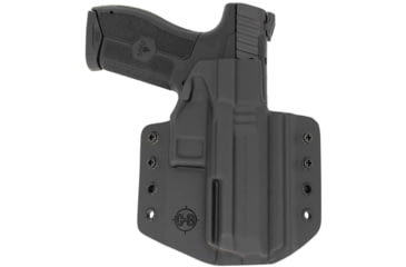 Image of C&amp;G Holsters OWB Covert IWI Masada, Outside-the-Waistband OWB, Right, Black, 666-100