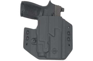 Image of C&amp;G Holsters OWB Tactical Holster, Sig Sauer P320c w/ TLR-7 Streamlight, Outside-the-Waistband OWB, Right, Black, 386-100