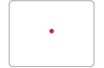 Image of C&amp;H Precision Weapons Max Reflex Red Dot Sight, 1x24mm, Red 2.5 MOA Dot, 24 MOA Circle, Circle and Dot, Black, RDMAXRDMRBLK