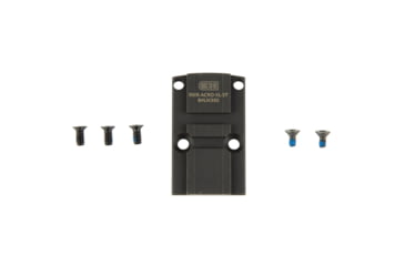 Image of C&amp;H Precision Optic Mounting Plate, Fits Trijicon RMR, RMR to Aimpoint ACRO &amp; C&amp;H Duty/Duty-XL, Anodized Finish, Black, RMR-ACRO-XL-ST