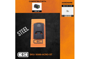 Image of C&amp;H Precision Weapons Optics Adapter Plate, Sig P226/P229 RX/Pro/Axg, Aimpoint ACRO, SG69-ACRO-ST