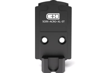 Image of C&amp;H Precision Weapons Optics Adapter Plate - Sig P320 Rx/pro/axg, Black - SGRX-ACRO-XL-ST