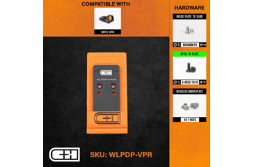 Image of C&amp;H Precision Weapons Optics Adapter Plate Walther Defense Pdp 1.0, Vortex Viper, WLPDP-VPR