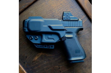 Image of C&amp;H Precision Weapons V4 MIL/LEO Adapter Plate, Glock MOS, Trijicon RMR, SRO, Holosun 407C, 507C, 508C, 508T, Black, GL-RSH