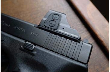 Image of C&amp;H Precision Weapons V4 MIL/LEO Adapter Plate, Glock MOS, Trijicon RMR, SRO, Holosun 407C, 507C, 508C, 508T, Black, GL-RSH