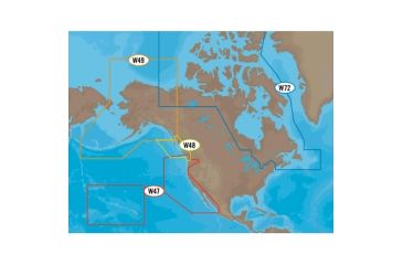 Image of C-MAP MAX Wide, US W. Coast &amp; Hawaii, C-Card CMAP-NA-M024-C