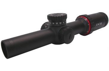 Image of C-MORE C3 1-6x24 Competition Rifle Scope - TJ1I Reticle, Black, 1-6x24 C3-1624-2-LTI-TJ1I
