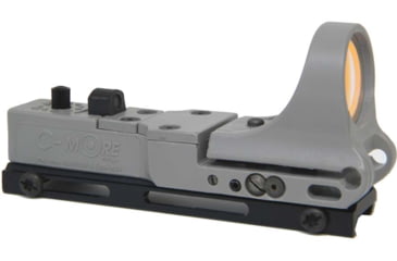 Image of C-MORE Railway Red Dot Sight w/Standard Switch, Gray, 12 MOA RWG-12