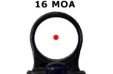 Image of C-MORE Railway Red Dot Sight w/Click Switch, Gray, 16 MOA CRWG-16