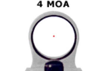 Image of C-MORE Railway Red Dot Sight w/Click Switch, Gray, 4 MOA CRWG-4