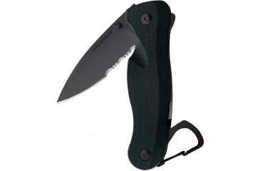 Image of Leatherman Crater c33Lx Pocket Knife, Straight/Serrated Blade, Black DLC Finish - 8601251