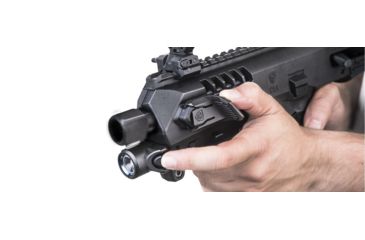 Image of CAA Integral Front 500 Lumen Flashlight, Micro Conversion Kit, 1 x CR123 Lithium Battery, Black MCKFL, EDEMO9