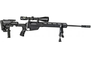 Image of Command Arms Accessories Caa - Sharp Shooting Stock With Leg, Black - ARS