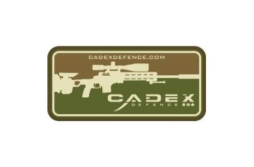 Image of Cadex Defence Velcro PVC Patch, Tan/Green, 420-00027-CAM-890