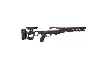 Image of Cadex Defence Field Tactical Rifle Stock w/Skeleton Buttstock for Cadex CDX-R7 Sheepdog Short Action, Stealth Shadow Vortex STKFT-CR7-RH-SA-SSV-SKB-3.055