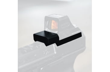 Image of Calculated Kinetics Glock MOS Dogtag Optic Plate, Holosun K Footprint, Black, MOS-MRMSCLEDT