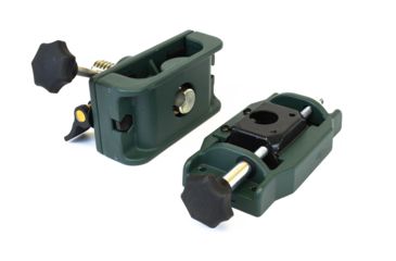 Image of Caldwell Lead Sled DFT-2 Shooting Rest with Weight Tray, Adjustable Tube Steel Frame, Green/ Black, 336677