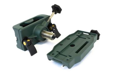Image of Caldwell Lead Sled DFT-2 Shooting Rest with Weight Tray, Adjustable Tube Steel Frame, Green/ Black, 336677