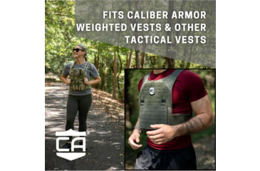Image of Caliber Armor Caliber Weighted Training Plates - Pair of 15lb Plates