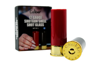 Image of Caliber Gourmet 12 Gauge Shot Gun Shell Glass, CBG-SG-1064