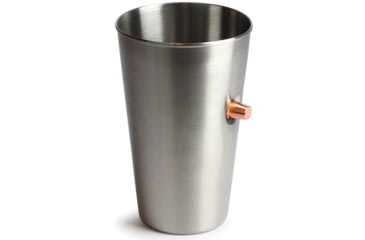 Image of Caliber Gourmet Bullet Pint Glass Stainless, 21 oz capacity, CBG-LMS-PINT-SS