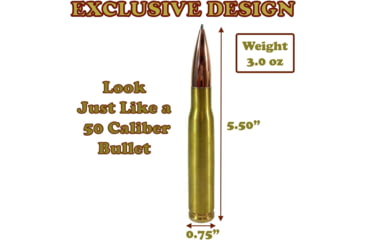 Image of Caliber Gourmet Bullet Twist Pen Gold Brass, CBG1018