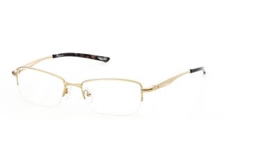 Image of Calligraphy Collections F-365 SESC F36500 Single Vision Prescription Eyeglasses - Col4 - Shiny Gold SESC F365005240 GO