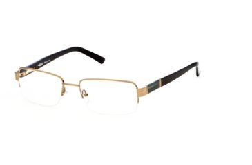 Image of Calligraphy Collections F-370 SESC F37000 Single Vision Prescription Eyeglasses - Col1 - Light Gold SESC F370005545 GO