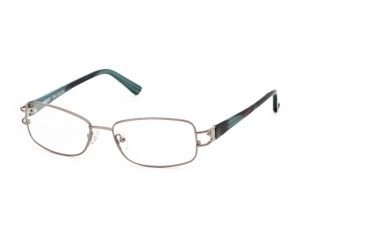 Image of Calligraphy Collections F-374 SESC F37400 Single Vision Prescription Eyeglasses - Col3 - Shiny Gun SESC F374005335 GM