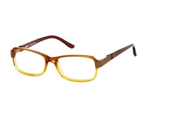 Image of Calligraphy Collections F-391 SESC F39100 Single Vision Prescription Eyeglasses - Col1 - Brown Crystal SESC F391005335 BN