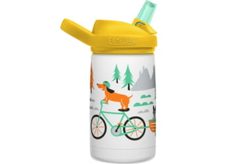 Image of CamelBak 12 oz eddy+ Kids SST Vacuum Insulated, Biking Dogs, 12 oz, 2665107035