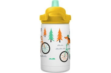 Image of CamelBak 12 oz eddy+ Kids SST Vacuum Insulated, Biking Dogs, 12 oz, 2665107035