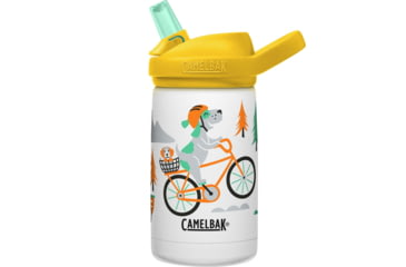 Image of CamelBak Eddy+ Kids SST Vacuum Insulated Water Bottle, 12oz, Biking Dogs, 2665107035