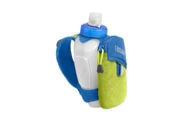 Image of CamelBak Arc Quick Grip Water Bottle-Electric Blue/Lime Punch