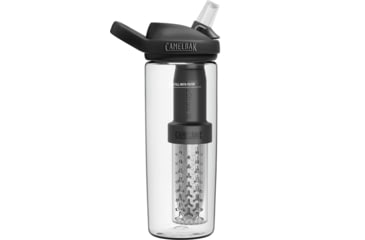 Image of CamelBak eddy+ 20oz Bottle, filtered by LifeStraw, Clear, 2553101060