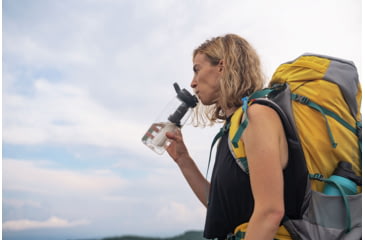 Image of CamelBak eddy+ 20oz Bottle, filtered by LifeStraw, Clear, 2553101060