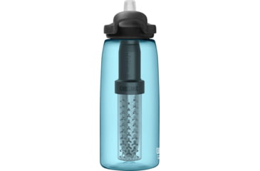 Image of CamelBak Eddy+ filtered by LifeStraw Watter Bottle w/ Tritan Renew, True Blue, 32oz, 2550401001